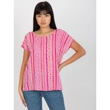 Fashion Hunters Women's Blouse with Short Sleeves Sublevel - multicolored | Shoptok.si