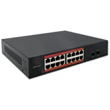 Przełącznik sieciowy SWITCH Gigabit Ethernet | 16x RJ45 | 2x SFP | 1000 Mb /s