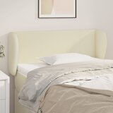  Uzglavlje s ušima krem 103x23x78/88 cm od od umjetne kože | shoptok.hr