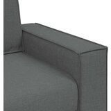 vidaXL Dvosed Temno siv 140 cm blago | Shoptok.si