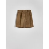 Reserved - Nabrane kratke hlače - zelena | shoptok.hr