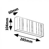 Rabalux Maribor, spoljna zidna lampa LED12W bela | ePonuda.com