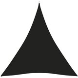 vidaXL Senčno jadro oksford blago trikotno 3x4x4 m črno, (20611112) | Shoptok.si