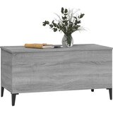  Stolić za kavu siva boja hrasta 90x44,5x45 cm konstruirano drvo | shoptok.hr