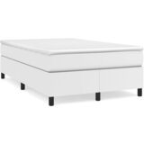 vidaXL Krevet box spring s madracem bijeli 120x190 cm od umjetne kože | shoptok.hr