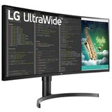 LG 35WN75CP-B 35" VA zakrivljeni LED monitor, UltraWide QHD, DisplayPort, 100 Hz, FreeSync, Vesa, fekete 35WN75CP-B.AEU | shoptok.hr