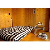 Karup Črno-bela raztegljiva sedežna garnitura 160 cm Roots – | Shoptok.si