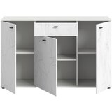 MID.YOU Komoda Stone, Bela, Imitacija Marmorja | Shoptok.si