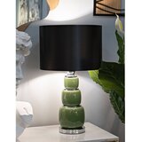 Mauro Ferretti Zelena/siva namizna svetilka s tekstilnim senčilom (višina 57 cm) Eva – | Shoptok.si