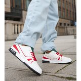 Gemre White-Red Shoes with Green Tongue Archie | Shoptok.si