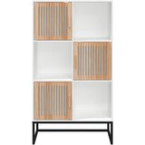  Visoka komoda bijela 70 x 35 x 125 cm od konstruiranog drva | shoptok.hr