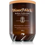 WoodWick Black Currant & Rose dišeča sveča 368 g