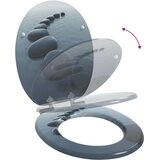  Toaletni pokrov s tiho zaporo 2 pcs Siva 44 x 38 cm MDF plošča, (5000207976) | Shoptok.si