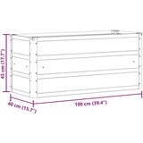  Sadilica Zelena 100 x 40 x 45 cm Čelik | shoptok.hr