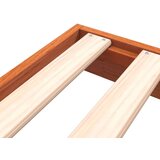  Okvir kreveta voštano smeđi 135 x 190 cm od masivne borovine | shoptok.hr