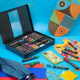UNI ball Uni gift set Posca u metalnoj kutiji 20kom (mix pc-1m/ pc-3m/pc-5m) pop colours | shoptok.hr