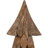 vidaXL Božično drevo z stojalom Rjava 90 cm Trdna tikovina | Shoptok.si