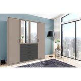 CARRYHOME OMARA ZA OBLAČILA, barve grafita, siva | Shoptok.si