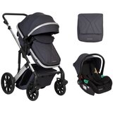 Kikka Boo Darling kolica za bebe premium dark grey Cene