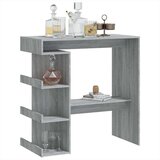  Barski stol sa stalkom siva boja hrasta sonome 100x50x101,5 cm | shoptok.hr