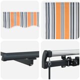  Skrovita tenda Šareni 400 × 300 cm Poliester i čelik | shoptok.hr