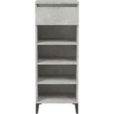vidaXL stalak za cipele boja betona 40x36x105 cm konstruirano drvo | shoptok.hr