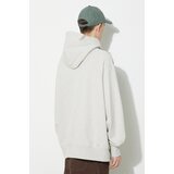 Vans Pamučna dukserica Premium Standards Hoodie Fleece LX za muškarce, boja: bež, s kapuljačom, melanž, VN000GZ1RKZ1 | shoptok.hr