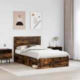  Konstrukcija postelje z vzglavjem Dimljeni oreh 120 x 200 cm, (5000103740) | Shoptok.si