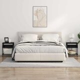  Noćni ormar 2 pcs Crni hrast 38 x 30 x 48 cm Konstruirano drvo | shoptok.hr