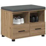  Haldna klop z blazino s predalom Umetni hrast 60 x 38 x 46 cm, (5000155651) | Shoptok.si