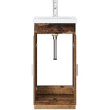  Kupaonski umivaonik s sudoperom Staro drvo 42 x 40 x 84,5 cm | shoptok.hr