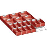 LISTA Komplet za delitev predalov, vstavne posode, 18-delne, za višino predala 50 mm | Shoptok.si