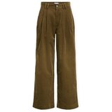 .OBJECT Hlače Roy Wide Trousers - Duffel Bag Zelena | Shoptok.si