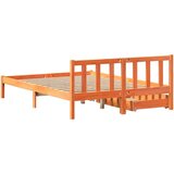 vidaXL Okvir kreveta bez madraca voštano smeđi 150x200 cm od borovine | shoptok.hr
