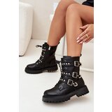 Big Star Insulated Work Boots With Straps And Buckles | Shoptok.si