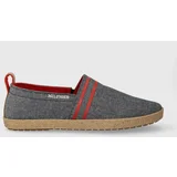 Tommy Hilfiger Espadrile ESPADRILLE C CHAMBRAY mornarsko modra barva, FM0FM04982