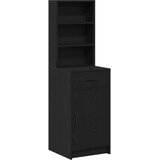 vidaXL Sideboard Crni hrast Konstruirano drvo Srednji Sideboard | shoptok.hr