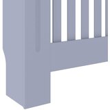  Pokrov za radijator sivi konstruirano drvo 78 cm | shoptok.hr