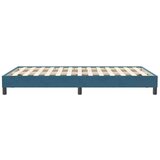 Box spring postelja brez vzmetnico temno modra 120x210 cm žamet, (21790995) | Shoptok.si