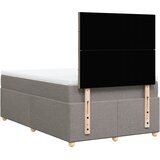  Krevet s oprugama i madracem smeđesivi 120 x 190 cm od tkanine | shoptok.hr
