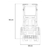 Ramiz Otroški viličar JCB RUMENA z daljincem | Shoptok.si