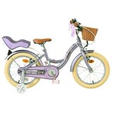 Volare Blossom dječji bicikl za djevojčice - 16" - ljubičasti - dvije ručne kočnice | shoptok.hr
