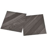  Podne daske 55 pcs Sivi 5 11 m² PVC - Crna i smeđa | shoptok.hr