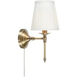 Markslöjd 108968 - Zidna lampa MANOR 1xE14/40W/230V bela/mesing u