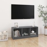 TV ormarić sivi 104 x 33 x 41 cm od masivne borovine | shoptok.hr