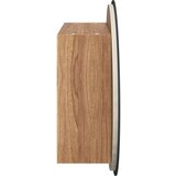  Kupaonski ormarić s ogledalom LED boja hrasta 47 x 47 x 17,5 cm | shoptok.hr