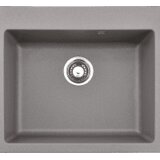 Inter Ceramic Sudopera usadna pravougaona 50x57x22,5 sifon 11cm granit siva+s1 Cene