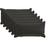  Jastuk s jastukom HOUTEN 6 kom. Crna Poliester - Crna 40 x 80 cm 6 | shoptok.hr