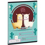 Ars Una 32-listni zvezek s črtastimi listi 21-32 A5 Best Friends Lama | Shoptok.si