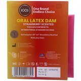 EXS Oral Latex Dams Flavoured Strawberry 1pc | Shoptok.si